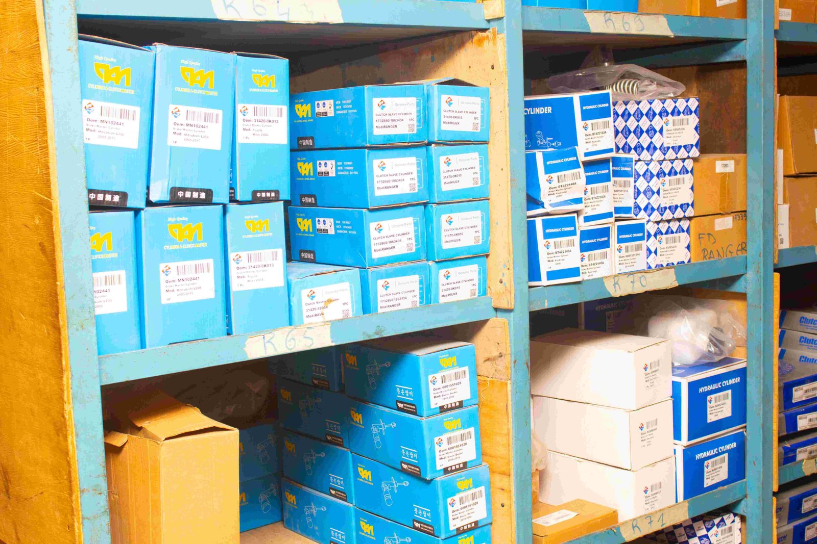 Cylindres d'embrayage et cylindres hydrauliques en rayon