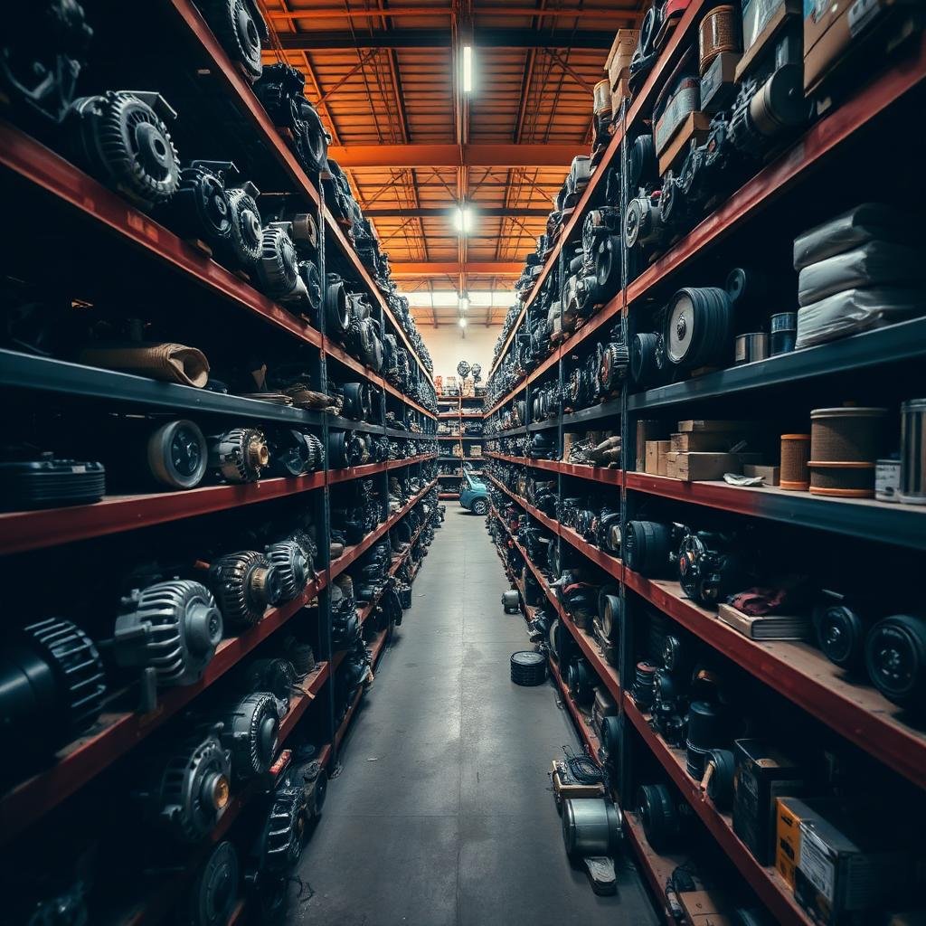 Entrepôt de pièces automobiles